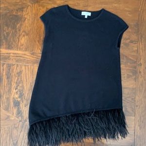 Neiman Marcus | Cashmere feather top